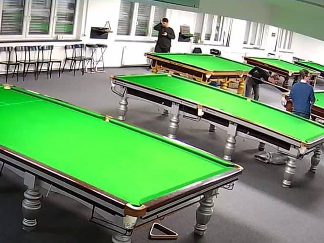 Snooker-Raum